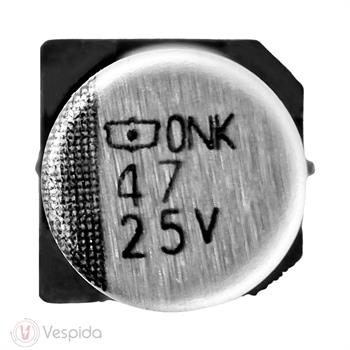 47UF 25V  ELE SMD