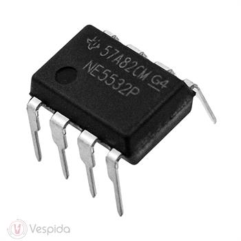 آی سی آمپلی فایر عملیاتی دوگانه NE5532P SMD