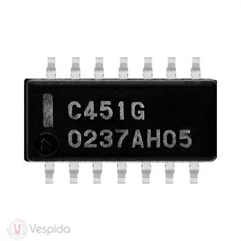 آی سی آمپلیفایر C451G - فروشگاه اینترنتی وسپیدا