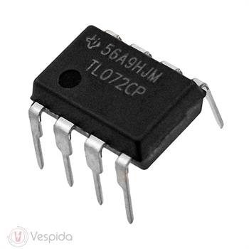 آی سی آمپلیفایر TL072CP DIP