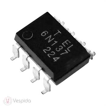 آی سی اپتوکوپلر 6N137S SMD