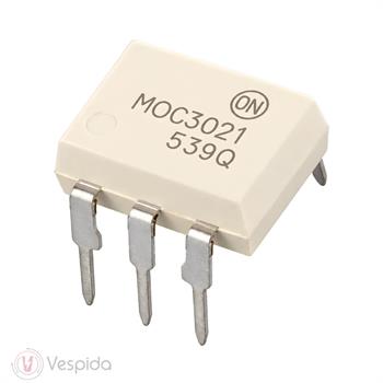 آی سی اپتوکوپلر درایور تریاک MOC3021M DIP-8 - فروشگاه اینترنتی وسپیدا
