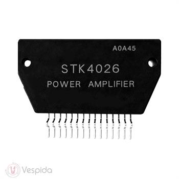 آی سی تقویت‌کننده توان صوتی STK4026 - فروشگاه اینترنتی وسپیدا