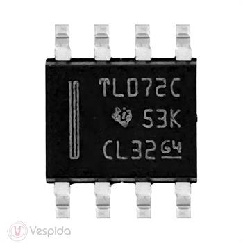 آی سی تقویت کننده عملیاتی TL072CDR SMD