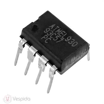 آی سی حافظه EEPROM سریال 93C57 DIP