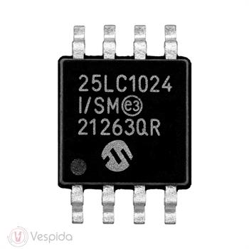 آی سی حافظه EEPROM سریال 25LC1024-I.SM - فروشگاه اینترنتی وسپیدا