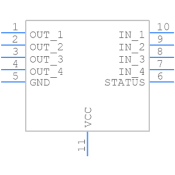 آی سی درایور BSI کمپرسور کولر و چراغ کوچک  VNQ660SP