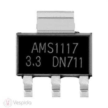 آی سی رگولاتور ولتاژ خطی خودرو AMS1117 3.3V - فروشگاه اینترنتی وسپیدا