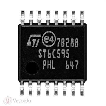 آی سی شیفت ‌رجیستر STPIC6C595TTR - فروشگاه اینترنتی وسپیدا