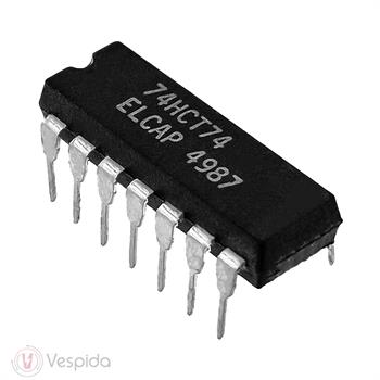 آی سی فلیپ‌ فلاپ دوگانه 74HCT74N DIP