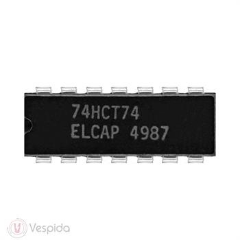 آی سی فلیپ‌ فلاپ دوگانه 74HCT74N DIP