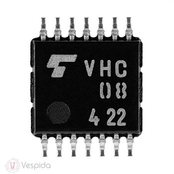 آی سی لاجیک TC74VHC08TF TSSOP - فروشگاه اینترنتی وسپیدا