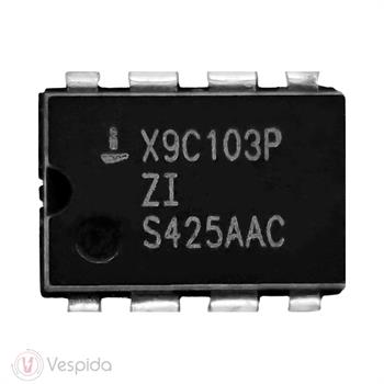 آی سی پتانسیومتر دیجیتال X9C103P