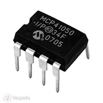 آی سی پتانسیومتر دیجیتال ۵۰ کیلو اهم SPI MCP41050 DIP - فروشگاه اینترنتی وسپیدا