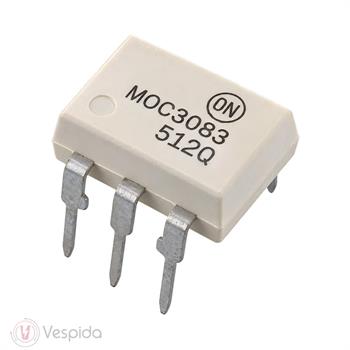 اپتوکوپلر درایور ترایاک Zero-Cross ۸۰۰ ولت MOC3083 - فروشگاه اینترنتی وسپیدا