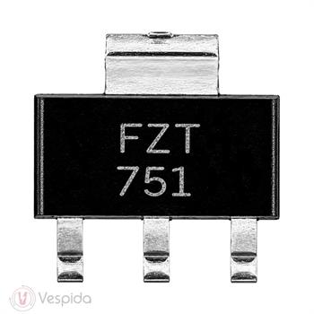 ترانزیستور PNP خودرو FZT751 - فروشگاه اینترنتی وسپیدا
