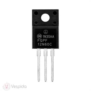 ترانزیستور ماسفت N کانال FQPF12N60C - فروشگاه اینترنتی وسپیدا