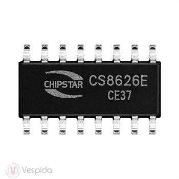 تقویت کننده صوتی D کلاس CS8626E - فروشگاه اینترنتی وسپیدا