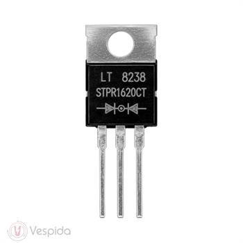 دیود یکسوساز فوق‌ سریع STPR1620CT - فروشگاه اینترنتی وسپیدا