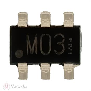 ماسفت P و N دو کاناله QS6M3TR SMD CODE M03