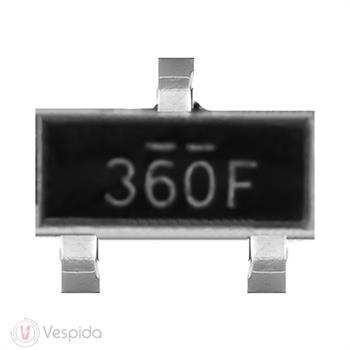 ترانزیستور ماسفت P کانال FDN360F SMD CODE 360F