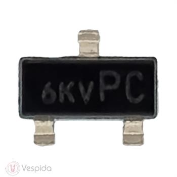 ماسفت P کانال TP0610K SMD CODE 6KVPC
