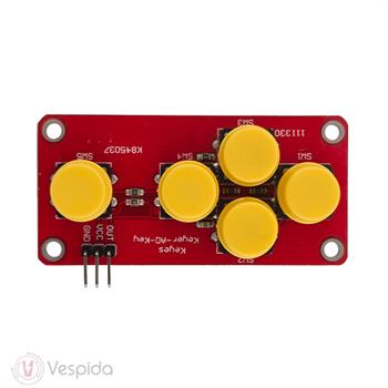 ماژول کی پد آنالوگ 5 دکمه