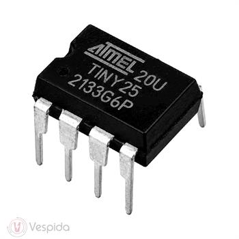 میکروکنترلر ATTINY25-20PU DIP - فروشگاه اینترنتی وسپیدا
