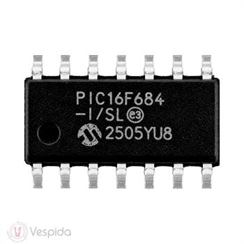 میکروکنترلر ۸ بیتی PIC16F684-I.SL - فروشگاه اینترنتی وسپیدا